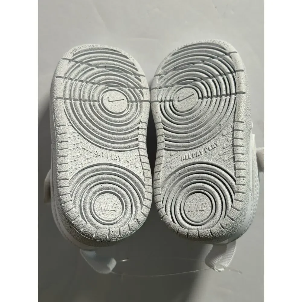 Nike Court Borough Low 2 Baby Toddler White Sneakers Shoes Size 4C